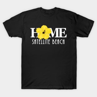 HOME Satellite Beach yellow (white text) T-Shirt